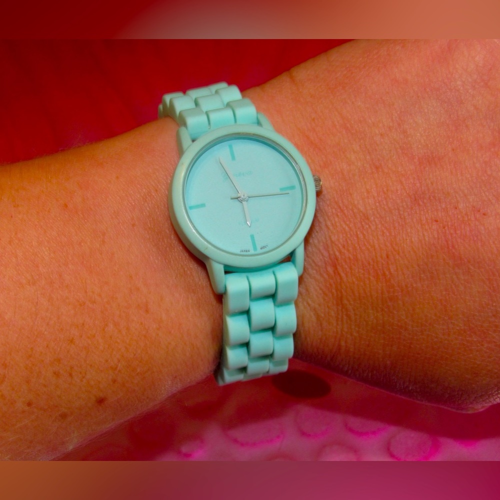 GENEVA PLATINUM WATCH | TURQUOISE